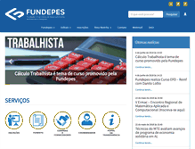 Tablet Screenshot of fundepes.br