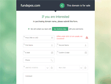 Tablet Screenshot of fundepes.com